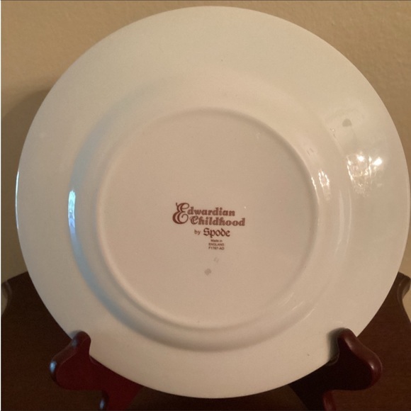 601. SPODE EDWARDIAN CHILDHOOD PLATE - Picture 2 of 3